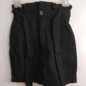 H&M Divided Black Cotton Skirt